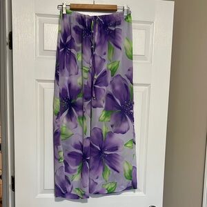 Jantzen Purple and Green cropped pants